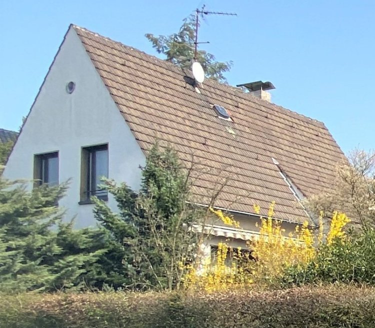 Einfamilienhaus mit großem Garten um Haus